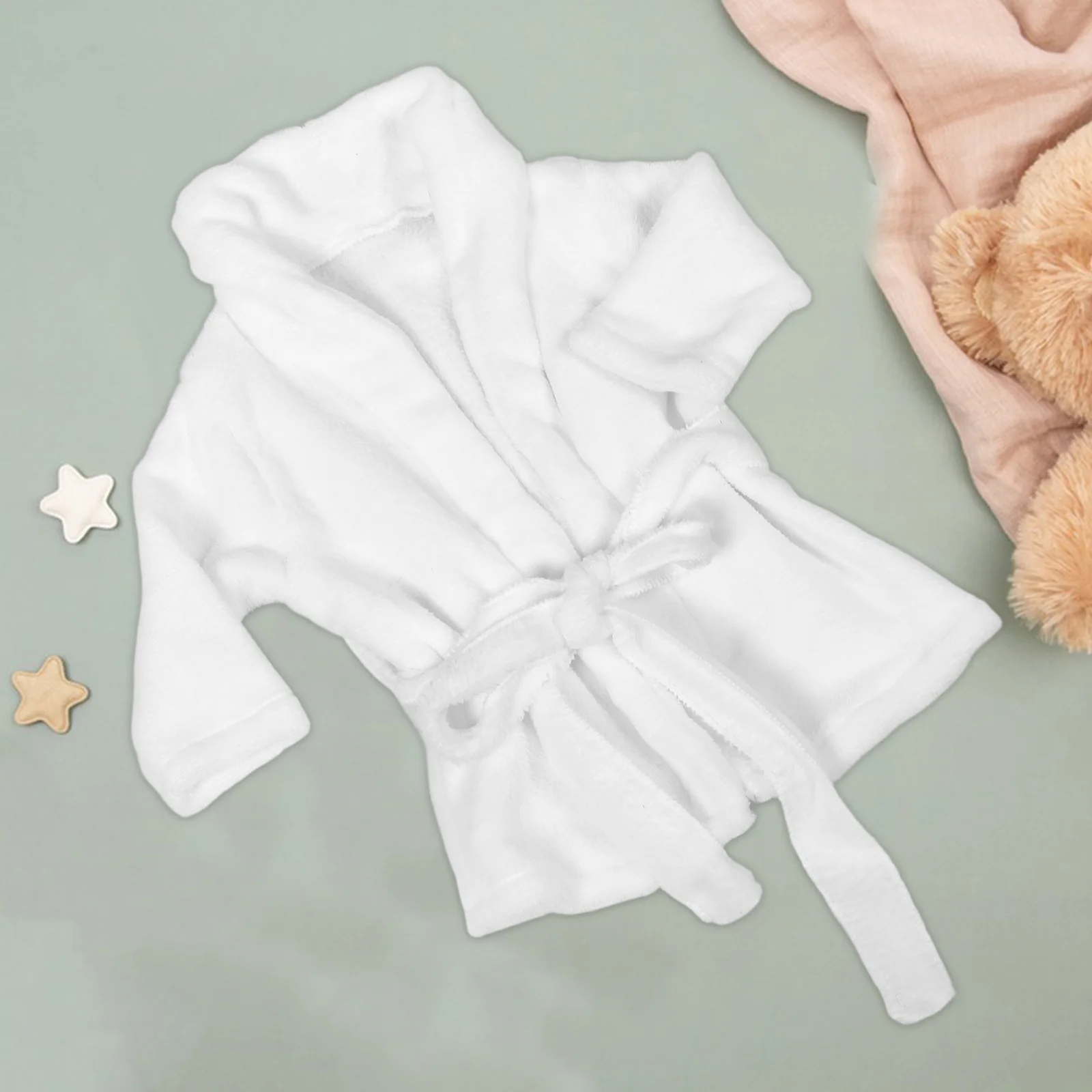 1 Set Newborn Bathrobe For Baby Girls Thick Warm Robe For Bath Time Photography Outfits, Adorable Infant Photo Shoot Prop, Soft
1 Set Newborn Bathrobe For Baby Girls Thick Warm Robe For Bath Time Photography Outfits, Adorable Infant Photo Shoot Prop, Soft
