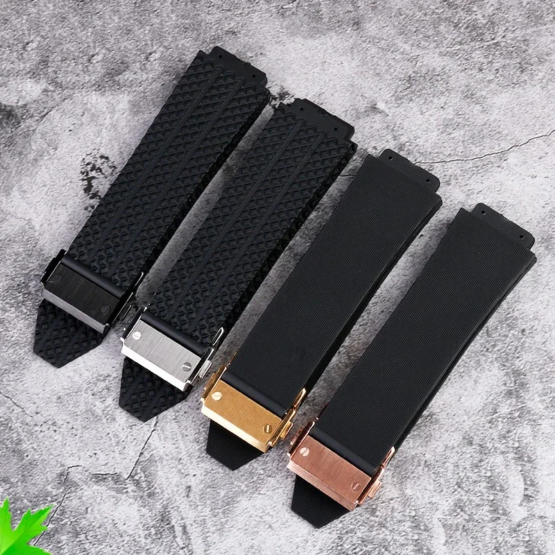 Watchband for HUBLOT BIG BANG Silicone 25*17mm 26*19mm Waterproof Men's Watch Strap high quality Rubber Bracelet wristband
Watchband for HUBLOT BIG BANG Silicone 25*17mm 26*19mm Waterproof Men's Watch Strap high quality Rubber Bracelet wristband