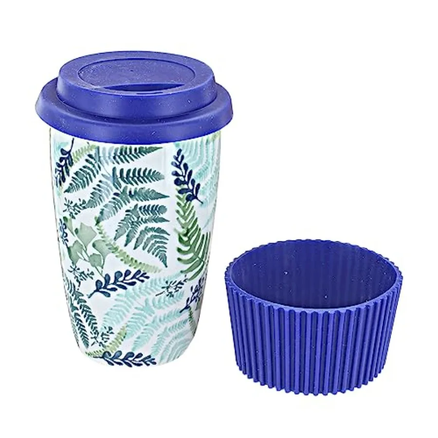 Blue Rose Polish Pottery Woodland Fern Travel Coffee Mug for Outdoor Adventures EcoFriendly Ceramic Design with Natural Fern Pa
Blue Rose Polish Pottery Woodland Fern Travel Coffee Mug for Outdoor Adventures EcoFriendly Ceramic Design with Natural Fern Pa