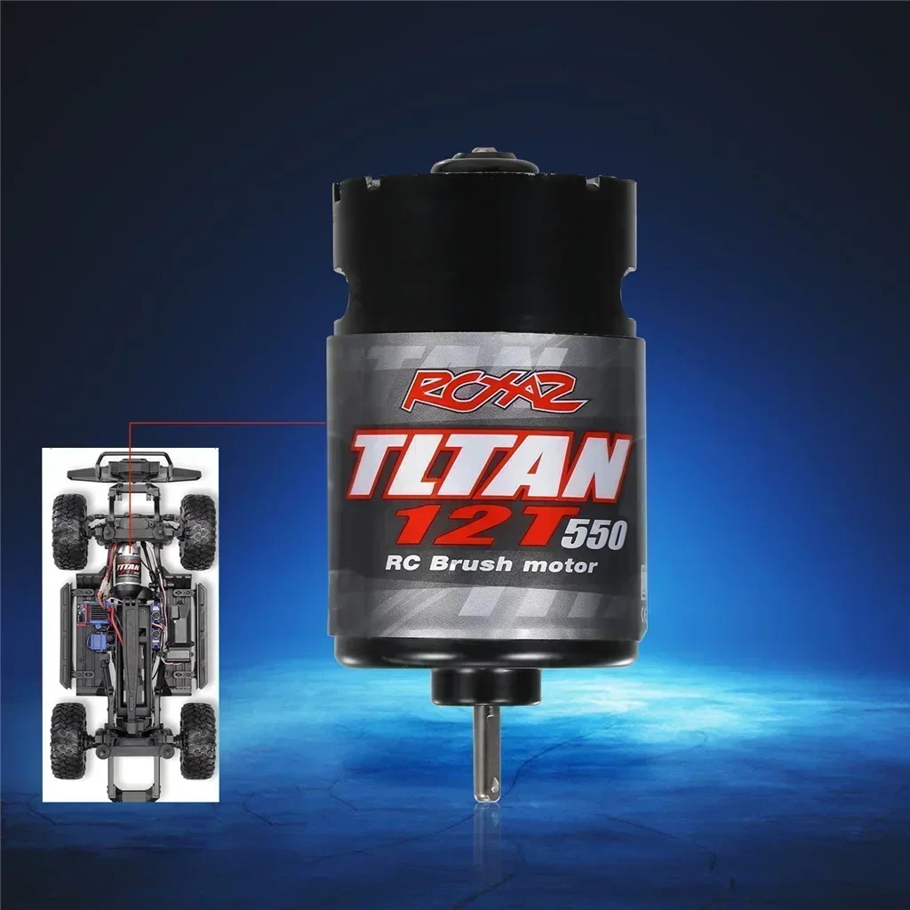 550 Brushed Motor 12T 21T 29T 35T 60A ESC for 1:10 RC Crawler Axial SCX10 AXI03007 JL 90046 Trxs TRX4 TRX6 RC Car Boat Parts
550 Brushed Motor 12T 21T 29T 35T 60A ESC for 1:10 RC Crawler Axial SCX10 AXI03007 JL 90046 Trxs TRX4 TRX6 RC Car Boat Parts
