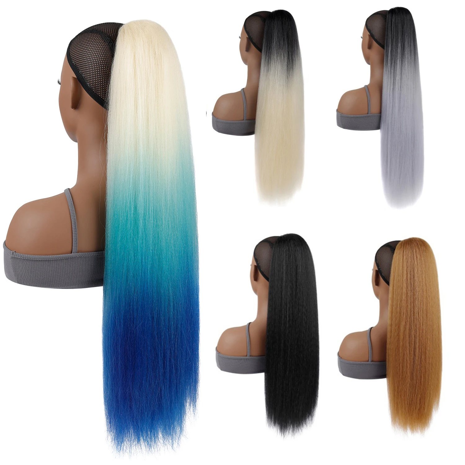 22" Long Ponytail Yaki Fluffy Afro Puff Cornrow Hair Extension African Style Synthetic Ponytail for Women
22" Long Ponytail Yaki Fluffy Afro Puff Cornrow Hair Extension African Style Synthetic Ponytail for Women