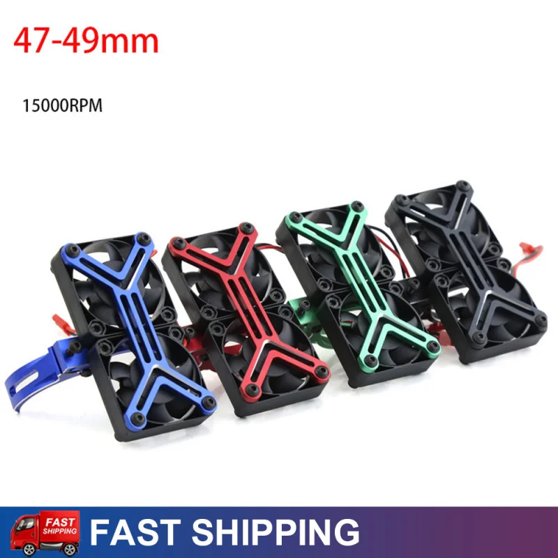New 6-8.4V RC Motor Heat Sink Efficient Cooling Fan 1717 4985 For 1/5 1/7 Traxxas ARRMA RC Crawler Upgrade Parts
New 6-8.4V RC Motor Heat Sink Efficient Cooling Fan 1717 4985 For 1/5 1/7 Traxxas ARRMA RC Crawler Upgrade Parts