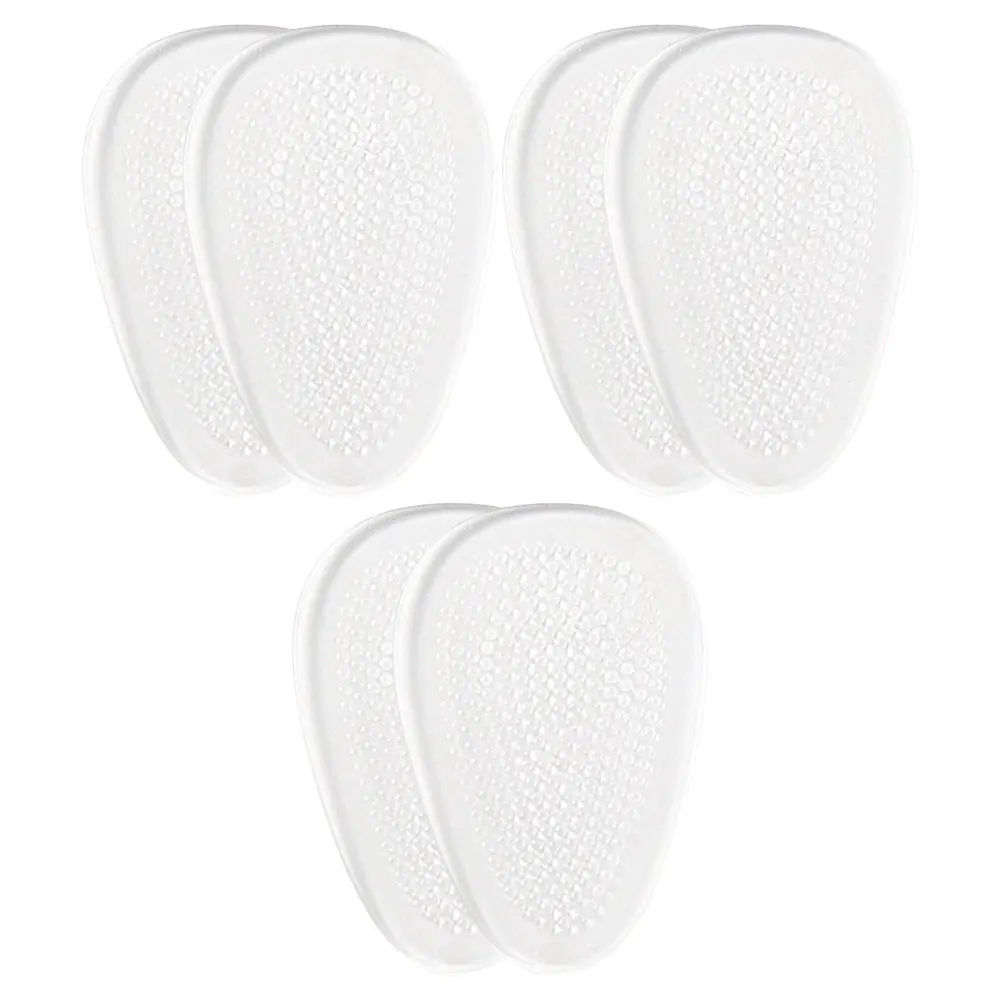 3 Pairs Transparent Massage Insoles Self Adhesive Cushioning Anti Slip Half Pad Heel Pads Gel Metatarsal Pads Comfortable Foot
3 Pairs Transparent Massage Insoles Self Adhesive Cushioning Anti Slip Half Pad Heel Pads Gel Metatarsal Pads Comfortable Foot