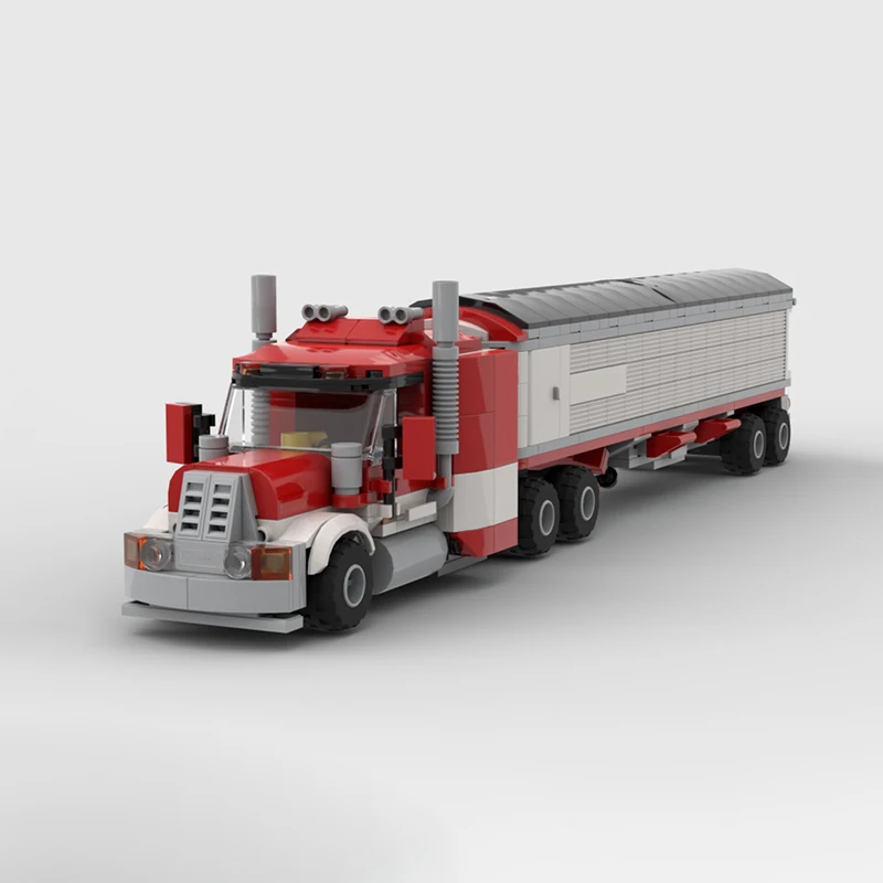 585pcs MOC Transport Truck Grain Hopper Trailer City Farm Model Building Blocks Construction Toy Christmas Gifts DIY Creative
585pcs MOC Transport Truck Grain Hopper Trailer City Farm Model Building Blocks Construction Toy Christmas Gifts DIY Creative