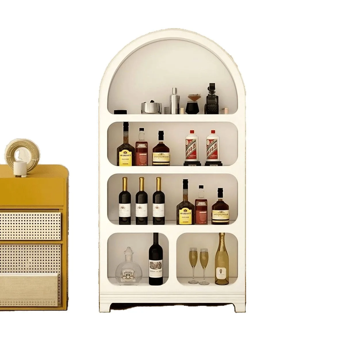 @Cream wind French curved shelf Floor-to-ceiling cave cabinet Large capacity toy cabinet Vintage bookshelf storage cabinet
@Cream wind French curved shelf Floor-to-ceiling cave cabinet Large capacity toy cabinet Vintage bookshelf storage cabinet
