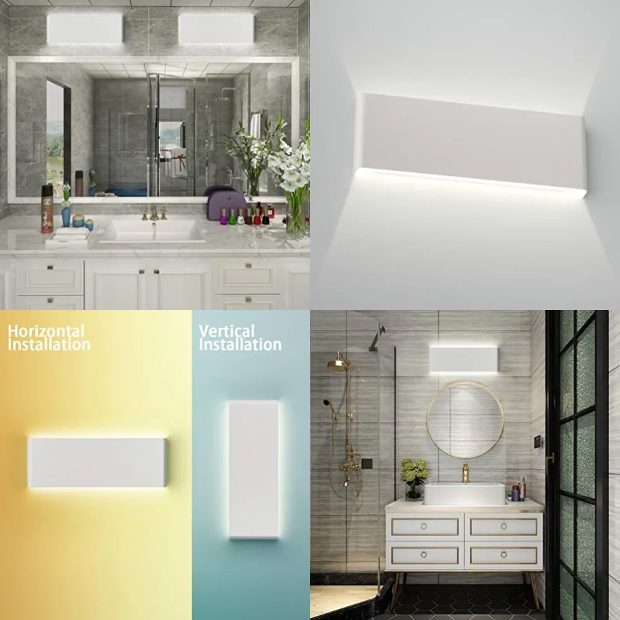 15.75in Matte Modern Vanity Up and Down LED Vanity for Bathroom Wall ing Fixtures 5000K
15.75in Matte Modern Vanity Up and Down LED Vanity for Bathroom Wall ing Fixtures 5000K