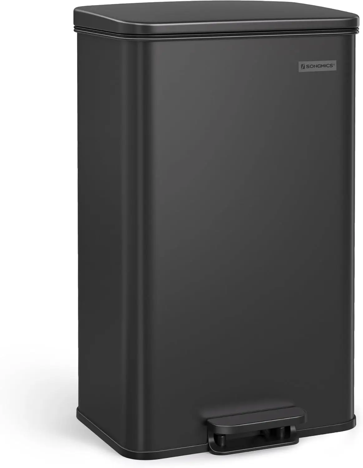 Мусорное ведро из нержавеющей стали на 10,5 галлонов с крышкой с плавным закрыванием, в комплекте 15 мешков, черное
Мусорное ведро из нержавеющей стали на 10,5 галлонов с крышкой с плавным закрыванием, в комплекте 15 мешков, черное