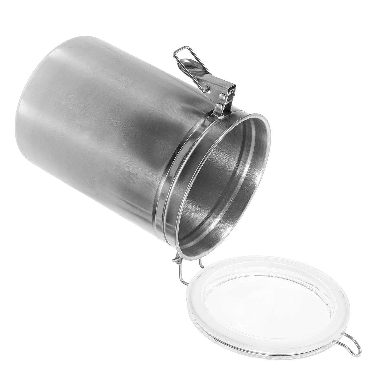 1PC Food Storage Canister Stainless Steel Airtight Seal Compact Tea Coffee Bean Jar Spice Pantry Kitchen Office Multi Function
1PC Food Storage Canister Stainless Steel Airtight Seal Compact Tea Coffee Bean Jar Spice Pantry Kitchen Office Multi Function