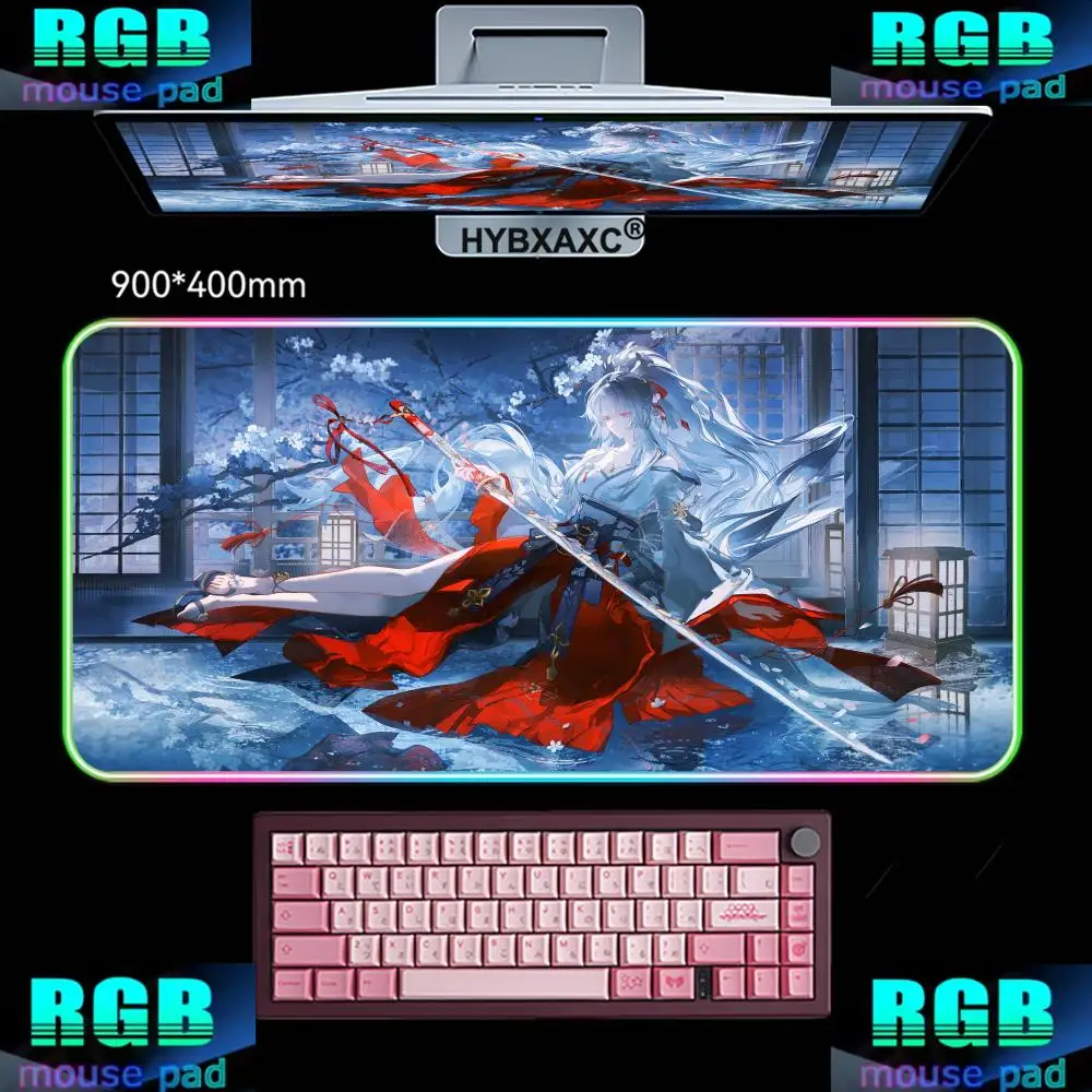 HYBXAXC Mouse Pad RGB Gaming Mouse Pad Desk Mat HD Gamer Large LED Light XXL Wuthering Waves Anime girl Hiyuki RGB Mouse Pad
HYBXAXC Mouse Pad RGB Gaming Mouse Pad Desk Mat HD Gamer Large LED Light XXL Wuthering Waves Anime girl Hiyuki RGB Mouse Pad