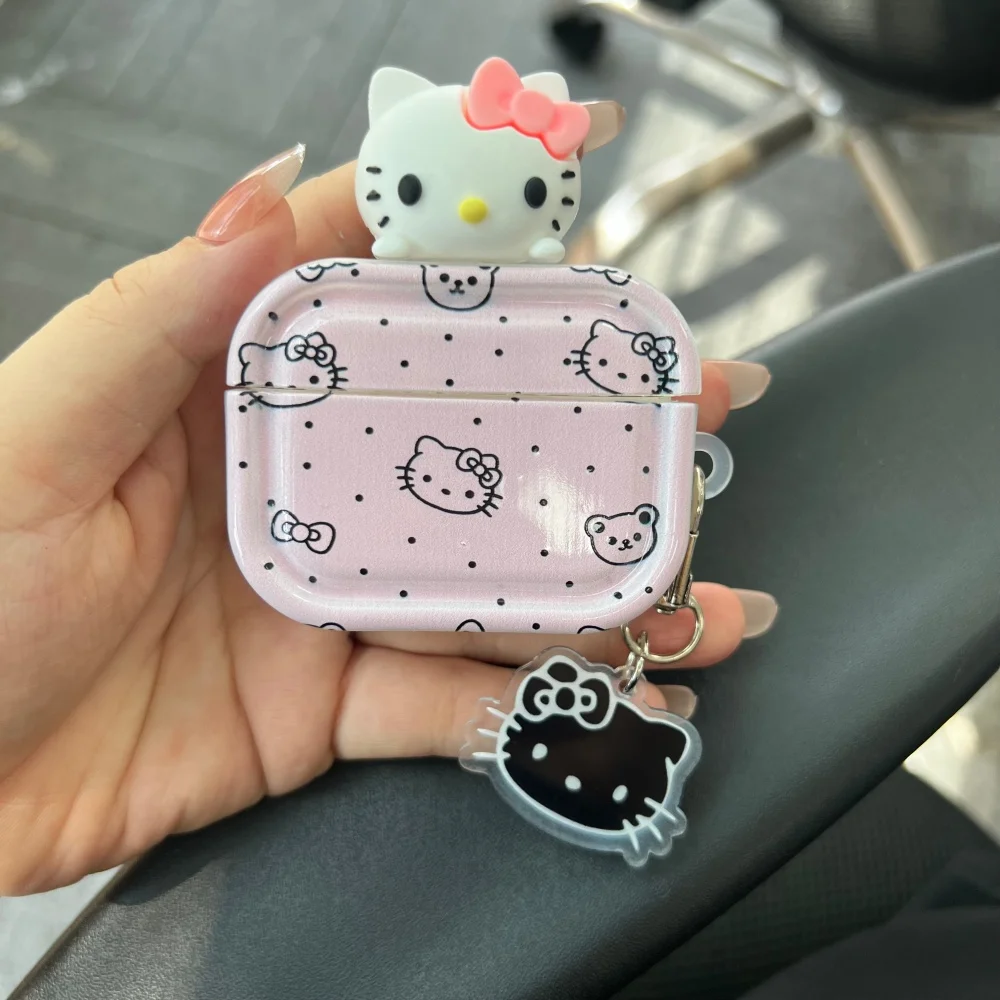 DIY Kitty Earphone Case for Airpods 4 2 3 1 Pro 2 Pro3 Cute Wireless Bluetooth Headset Protective Soft Cover for Airpods Pro3
DIY Kitty Earphone Case for Airpods 4 2 3 1 Pro 2 Pro3 Cute Wireless Bluetooth Headset Protective Soft Cover for Airpods Pro3