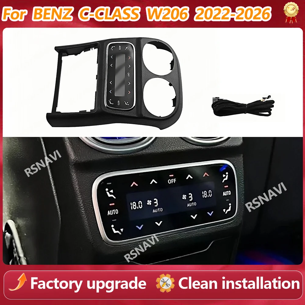 Rear Climate Control Panel For Mercedes Benz New C-Class W206 2022-2026 Car Air Panel Screen Original Car Upgrade Part
Rear Climate Control Panel For Mercedes Benz New C-Class W206 2022-2026 Car Air Panel Screen Original Car Upgrade Part