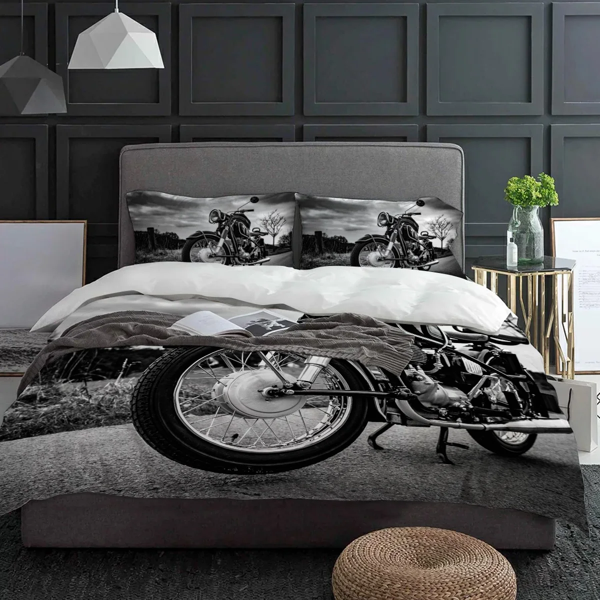 Motorcycle On The Road Vintage Duvet Cover With Pillow Case Custom 3pcs Bedding Set Quilt Cover Double Bed Home Textile
Motorcycle On The Road Vintage Duvet Cover With Pillow Case Custom 3pcs Bedding Set Quilt Cover Double Bed Home Textile