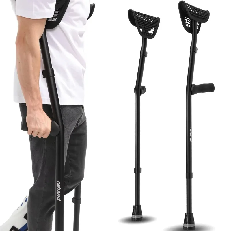 Aluminum Handicap Cane Elbow Cane Healthcare Device Height Adjustable Underarm Cane
Aluminum Handicap Cane Elbow Cane Healthcare Device Height Adjustable Underarm Cane
