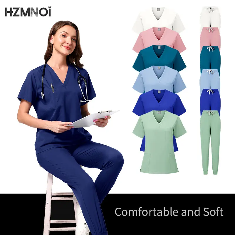 Quick drying nurse scrubs doctor uniform jogging pants medical work clothes set women's summer casual clinic medical mens
Quick drying nurse scrubs doctor uniform jogging pants medical work clothes set women's summer casual clinic medical mens