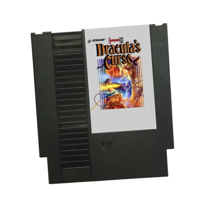 Игровой картридж CastleVania III для консоли NES, 72 контакта, картридж для видеоигр на английском языке
Игровой картридж CastleVania III для консоли NES, 72 контакта, картридж для видеоигр на английском языке