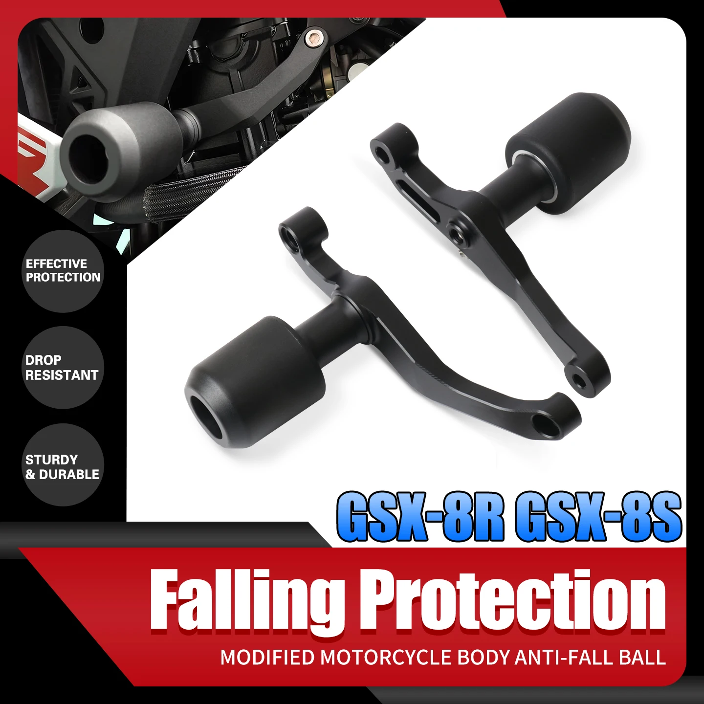 Motorcycle Falling Protection Frame Sliders Fairing Guard Anti Crash Pad Protector For Suzuki GSX-8R GSX-8S 2023-2026
Motorcycle Falling Protection Frame Sliders Fairing Guard Anti Crash Pad Protector For Suzuki GSX-8R GSX-8S 2023-2026