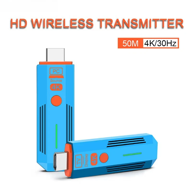 4K 50M Wireless Plastic Video Transmitter Receiver Extender Kit TV Display Dongle Adapter Camera Projector PC
4K 50M Wireless Plastic Video Transmitter Receiver Extender Kit TV Display Dongle Adapter Camera Projector PC