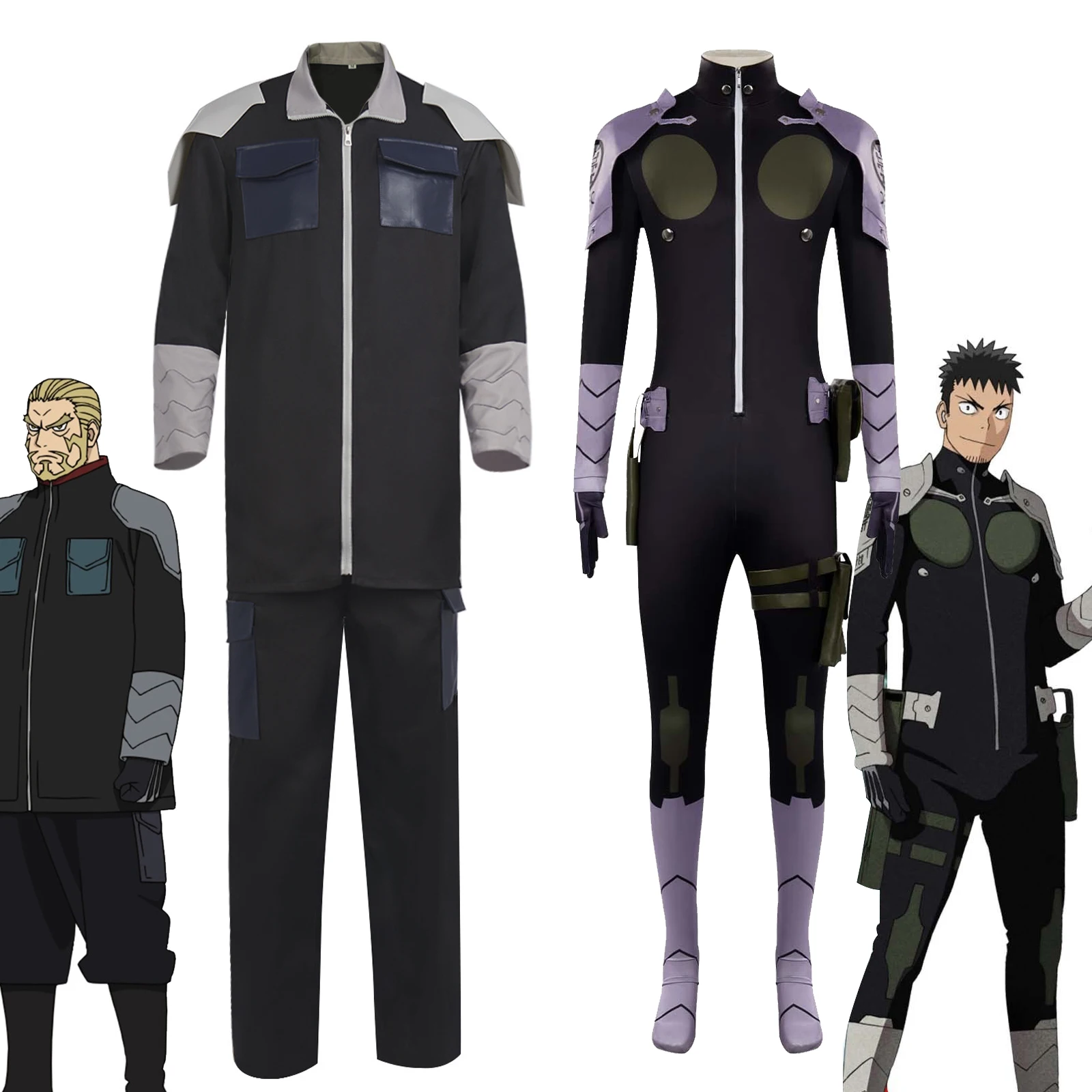 Kaiju Eight Cos Hosina Shiro Black Team Suit Halloween Carnival Party Cosplay Costume
Kaiju Eight Cos Hosina Shiro Black Team Suit Halloween Carnival Party Cosplay Costume