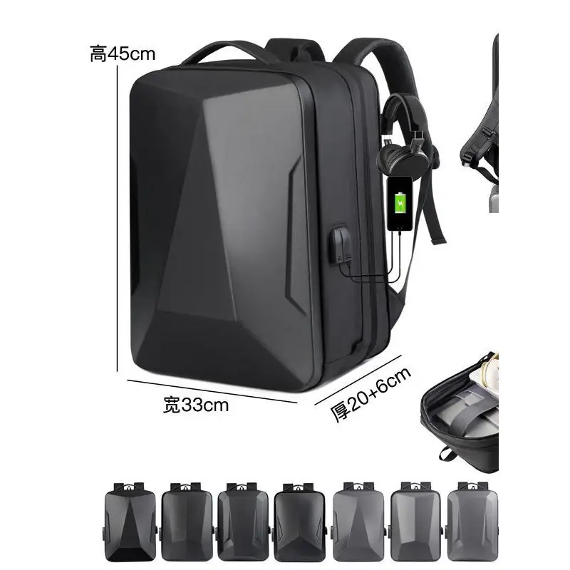Fashion Business Men's Backpack Large Capacity USB Anti-theft Expansion Travel Backpack New Hard Shell Student Laptop Backpack
Fashion Business Men's Backpack Large Capacity USB Anti-theft Expansion Travel Backpack New Hard Shell Student Laptop Backpack