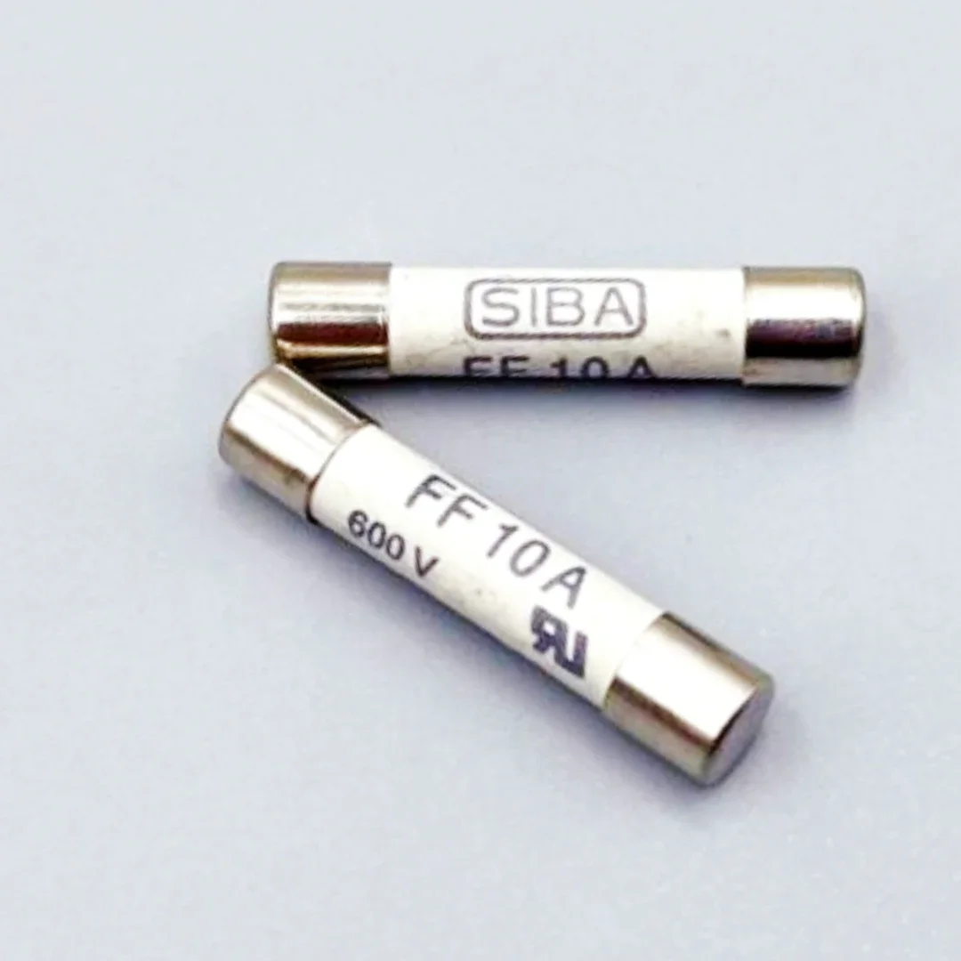 10pcs SIBA FF 10A 600V 50kA 6.3x32mm 195100 7012540 Fast Acting Ceramic Fuse Links
10pcs SIBA FF 10A 600V 50kA 6.3x32mm 195100 7012540 Fast Acting Ceramic Fuse Links