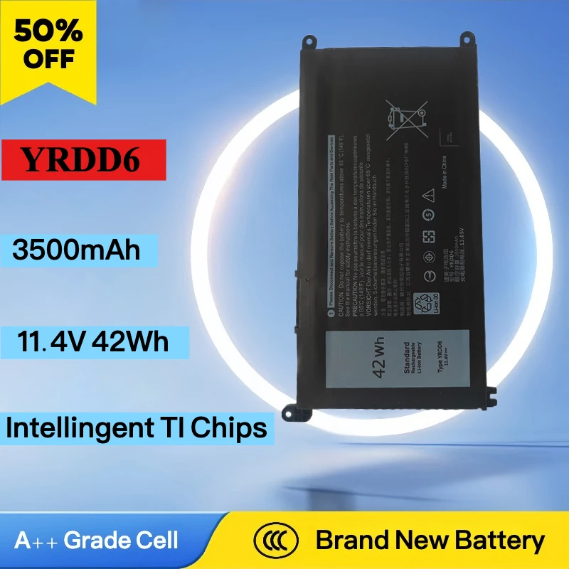 Совершенно новый аккумулятор для ноутбука YRDD6 11,4 В 42 Втч для Dell Inspiron 14 5480 5482 5481 5485 5491 5591 5593 3583 3582 3493 3593 5584 5493
Совершенно новый аккумулятор для ноутбука YRDD6 11,4 В 42 Втч для Dell Inspiron 14 5480 5482 5481 5485 5491 5591 5593 3583 3582 3493 3593 5584 5493
