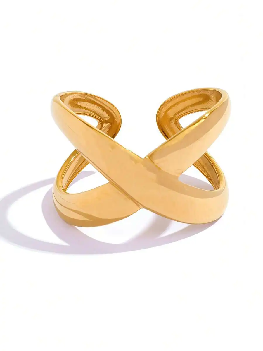 Geometric Crossover Ring Set Stainless Steel Fashion Jewelry For Women Daily Wear Gift
Geometric Crossover Ring Set Stainless Steel Fashion Jewelry For Women Daily Wear Gift