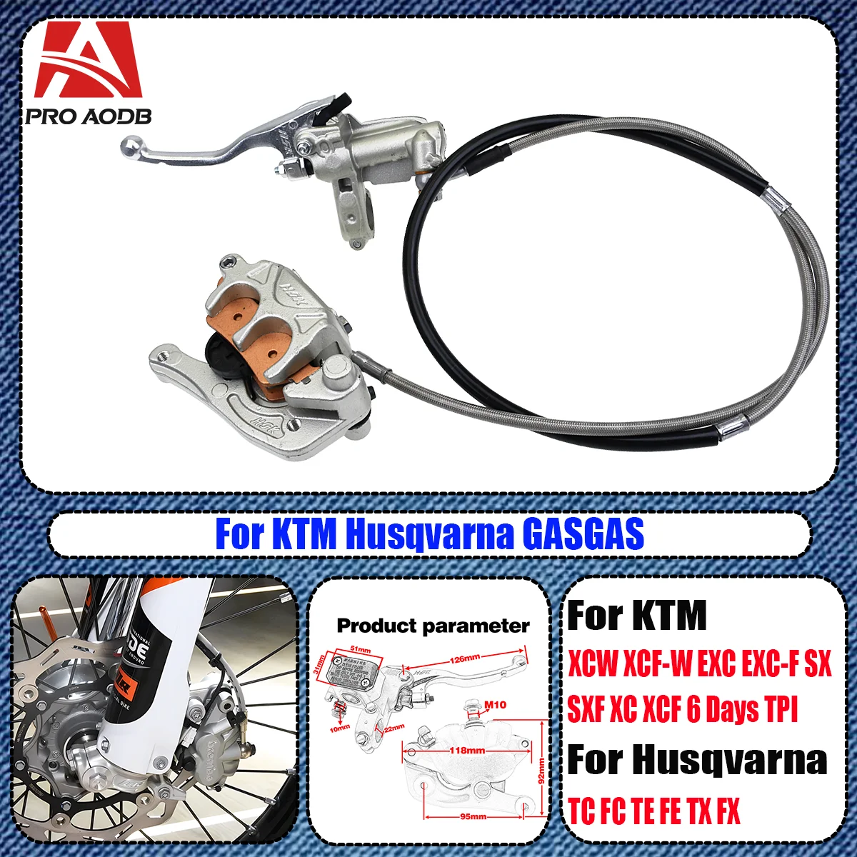 For Husqvarna KTM XC-W XCF-W EXC EXC-F SX SX-F XC XC-F TPI Six Days 125-530 Motorcycle Rear Brake Pump Assembly Brake Caliper
For Husqvarna KTM XC-W XCF-W EXC EXC-F SX SX-F XC XC-F TPI Six Days 125-530 Motorcycle Rear Brake Pump Assembly Brake Caliper