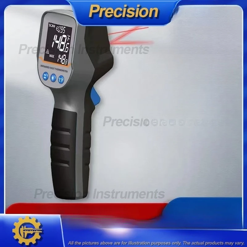 Высокоточный инфракрасный термометр 2026, для промышленного использования на кухне, водонепроницаемый дизайн, пистолет с быстрым откликом температуры для масла
Высокоточный инфракрасный термометр 2026, для промышленного использования на кухне, водонепроницаемый дизайн, пистолет с быстрым откликом температуры для масла