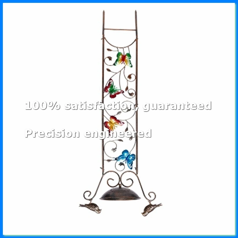 Outdoor Bird Bath Butterfly Garden Trellis Yard Decoration Metal Baths Bowl with Plant Climbing Frame-ABYS
Outdoor Bird Bath Butterfly Garden Trellis Yard Decoration Metal Baths Bowl with Plant Climbing Frame-ABYS