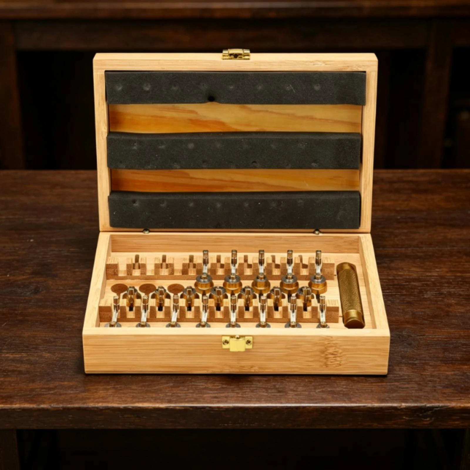 20 Pieces Watch Winding Key Kit Universal Fit Size Marked Wood Box Tool Kit Pocket Watch Key Set
20 Pieces Watch Winding Key Kit Universal Fit Size Marked Wood Box Tool Kit Pocket Watch Key Set