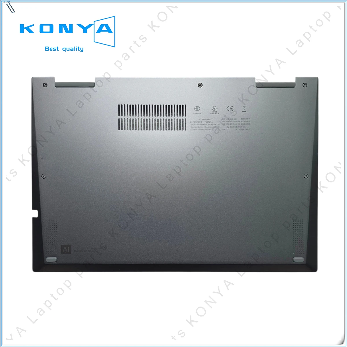 New Original For Lenovo Thinkpad X1 Yoga Gen 7 2022 Series Laptop Bottom Base Cover Lower Case Assembly 5M10V75648 AM29Q000600
New Original For Lenovo Thinkpad X1 Yoga Gen 7 2022 Series Laptop Bottom Base Cover Lower Case Assembly 5M10V75648 AM29Q000600