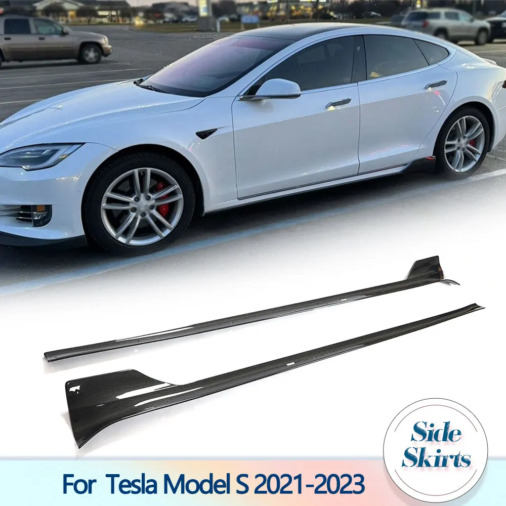 Side Skirts Extensions Lip For Tesla Model S Sedan 4-Door 2021 2022 2023 Carbon Fiber Car Side Skirts Protector Accessories
Side Skirts Extensions Lip For Tesla Model S Sedan 4-Door 2021 2022 2023 Carbon Fiber Car Side Skirts Protector Accessories