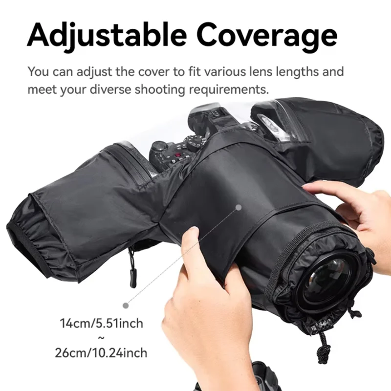Ulanzi RC01 Waterproof Camera Rain Cover For Canon Nikon Adjustable Camera Rain Cover Outdoor Photography Protective Gear
Ulanzi RC01 Waterproof Camera Rain Cover For Canon Nikon Adjustable Camera Rain Cover Outdoor Photography Protective Gear