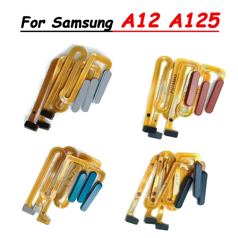 For Samsung A12 A125F Fingerprint Sensor Home Return Key Menu Power Button Flex Ribbon Cable Black White Red Blue 
For Samsung A12 A125F Fingerprint Sensor Home Return Key Menu Power Button Flex Ribbon Cable Black White Red Blue