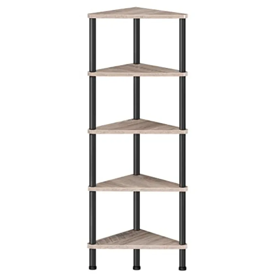 Corner Shelf Stand Industrial 5-Tier Corner Bookshelf with Metal Frame Corner Shelf Stand Display Plant Flower Corner Bookcase
Corner Shelf Stand Industrial 5-Tier Corner Bookshelf with Metal Frame Corner Shelf Stand Display Plant Flower Corner Bookcase