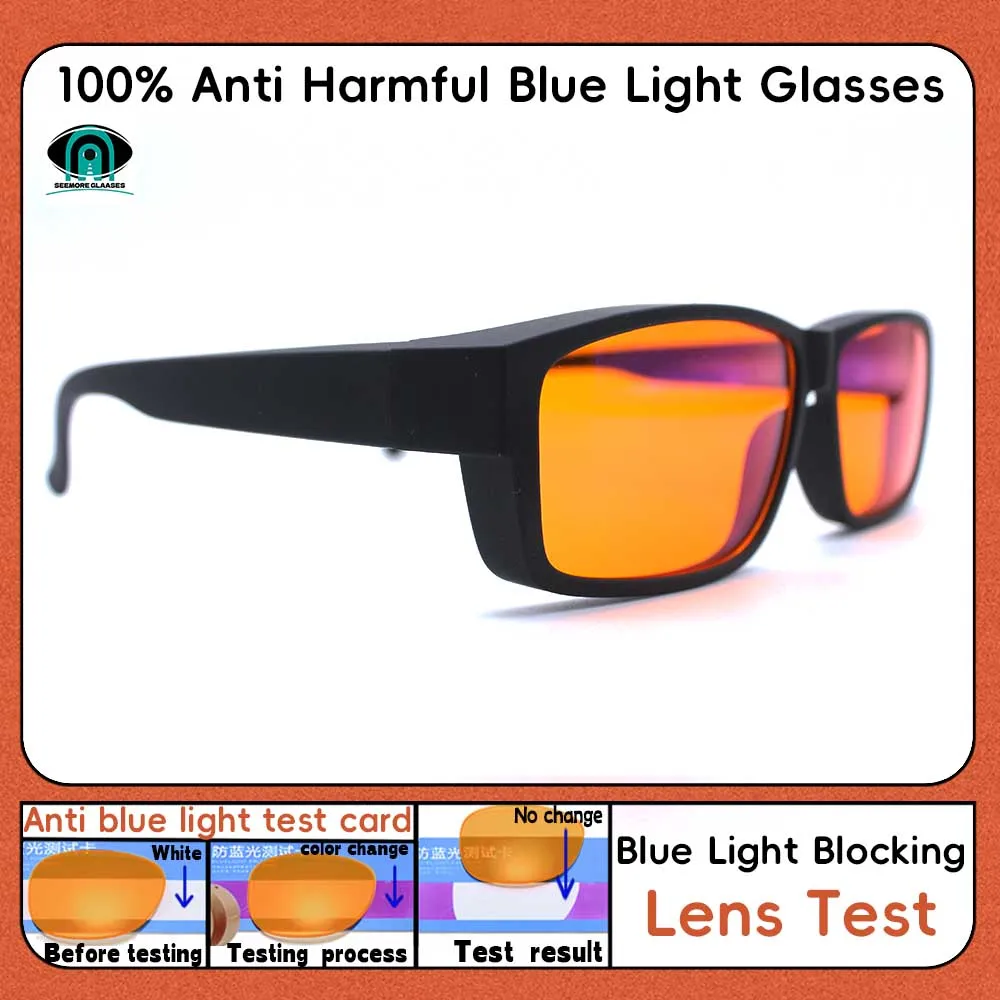 Anti blue light large frame glasses 100% harmful blue light blocking orange red lens Unisex fashion game sleep reading glasses
Anti blue light large frame glasses 100% harmful blue light blocking orange red lens Unisex fashion game sleep reading glasses