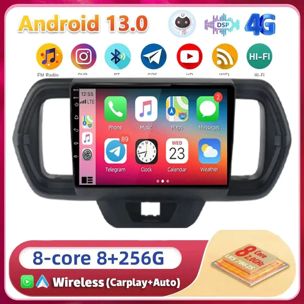 Per Toyota Passo III 3 2016 - 2021 autoradio con driver destro Android 14 Multimedia Wireless Carplay 5G wifi BT navigazione GPS
Per Toyota Passo III 3 2016 - 2021 autoradio con driver destro Android 14 Multimedia Wireless Carplay 5G wifi BT navigazione GPS