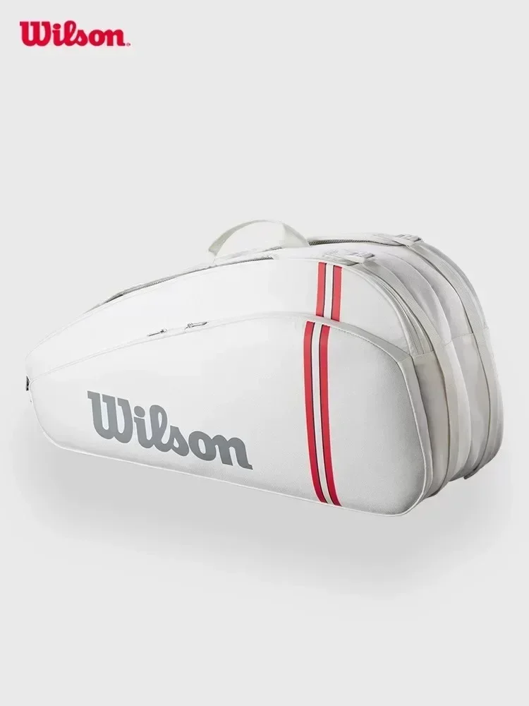 2025 Wilson Classic Black and White Bag Tennis Bag 12PK Large Capacity Multifunctional Backpack White Tennis Racket Bag
2025 Wilson Classic Black and White Bag Tennis Bag 12PK Large Capacity Multifunctional Backpack White Tennis Racket Bag