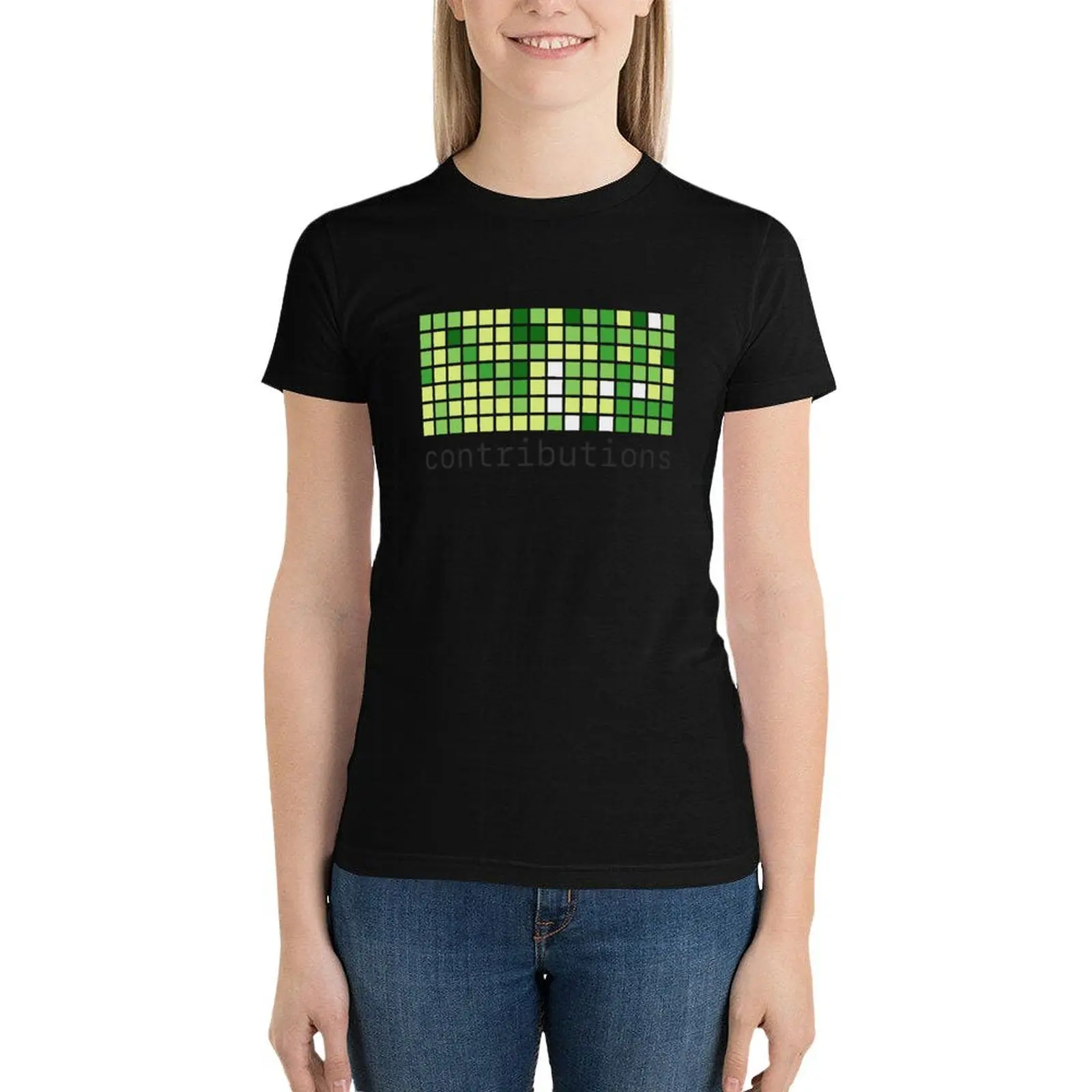 Github Contributions T-Shirt Blouse cute tops Female clothing korean fashion summer blouses woman 2024
Github Contributions T-Shirt Blouse cute tops Female clothing korean fashion summer blouses woman 2024