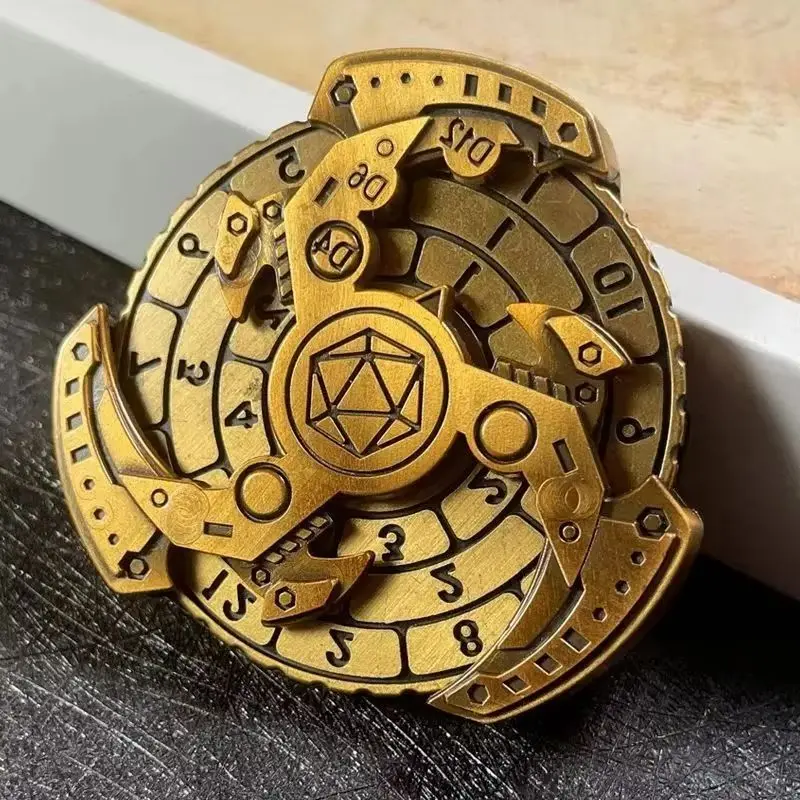 Mechanical Rotating Roulette Fingertip Gyro Dices for Dungeon and Dragon Pathfinder Role Playing 7 in 1 Games Toys Accessories
Mechanical Rotating Roulette Fingertip Gyro Dices for Dungeon and Dragon Pathfinder Role Playing 7 in 1 Games Toys Accessories