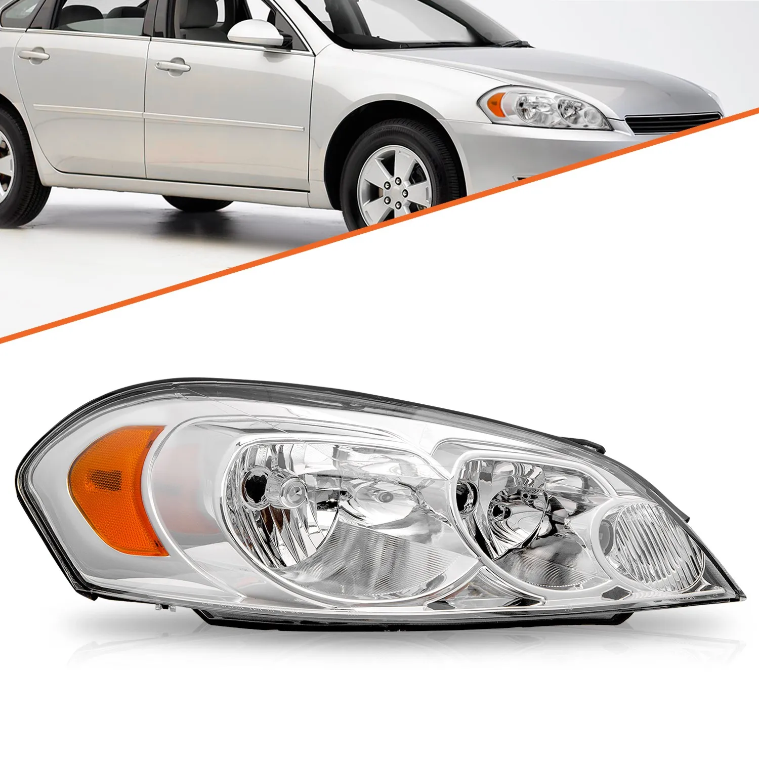 For 06-13 Chevy Impala 2006-2007 Monte Carlo Passenger Right Side Headlight
For 06-13 Chevy Impala 2006-2007 Monte Carlo Passenger Right Side Headlight