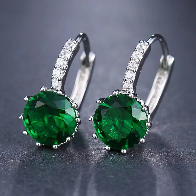 3.4ct Round Green Simulated Nano Emerald 925 Sterling Silver Hoop Earrings for Women Fashion Statement Gemstone Jewelry Huggies
3.4ct Round Green Simulated Nano Emerald 925 Sterling Silver Hoop Earrings for Women Fashion Statement Gemstone Jewelry Huggies