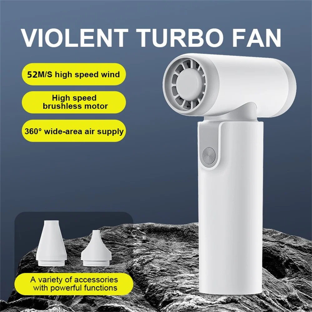 Air Blower With Extra Nozzle Kits 130000RPM Turbo Jet Fan Wind Speed 52m/s Electric Blower Multifunctional Blowing Dust Dryer
Air Blower With Extra Nozzle Kits 130000RPM Turbo Jet Fan Wind Speed 52m/s Electric Blower Multifunctional Blowing Dust Dryer
