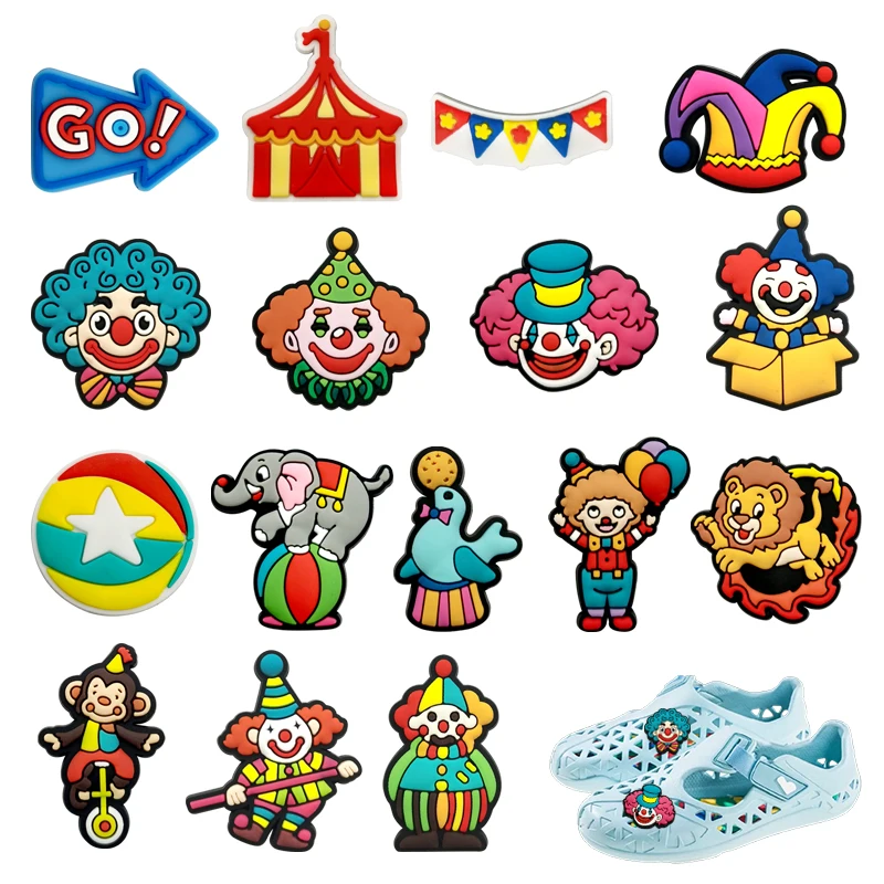 1-16PCS New Funny Circus Cute Shoes Charms DIY PVC Shoe Bag Accessories For Wristband Pendant Decoration Kids Party Gifts
1-16PCS New Funny Circus Cute Shoes Charms DIY PVC Shoe Bag Accessories For Wristband Pendant Decoration Kids Party Gifts