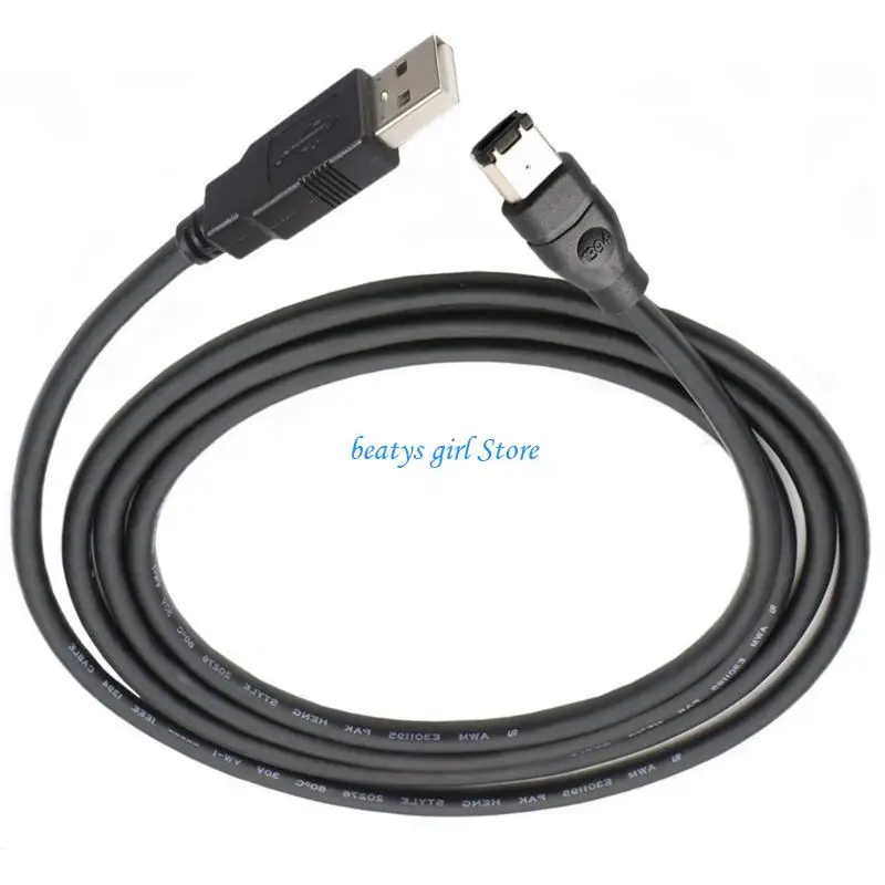 C7AB Firewire Connector IEEE 1394 6 Pin Connector Male To USB 2.0 Male Adapter Cable
C7AB Firewire Connector IEEE 1394 6 Pin Connector Male To USB 2.0 Male Adapter Cable