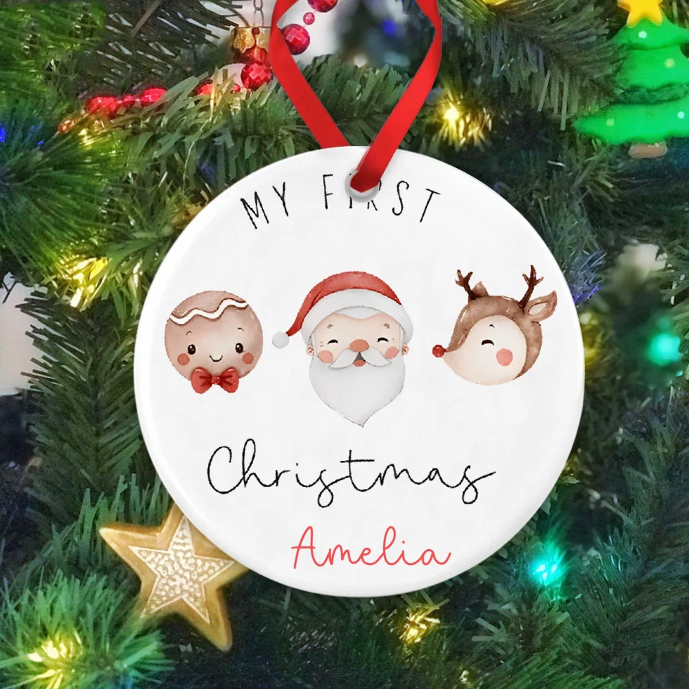 Custom Baby's First Christmas Baubles Custom Keepsake Christmas Ornament New Baby Gifts Christmas Tree Decor Xmas Gifts for Kids
Custom Baby's First Christmas Baubles Custom Keepsake Christmas Ornament New Baby Gifts Christmas Tree Decor Xmas Gifts for Kids