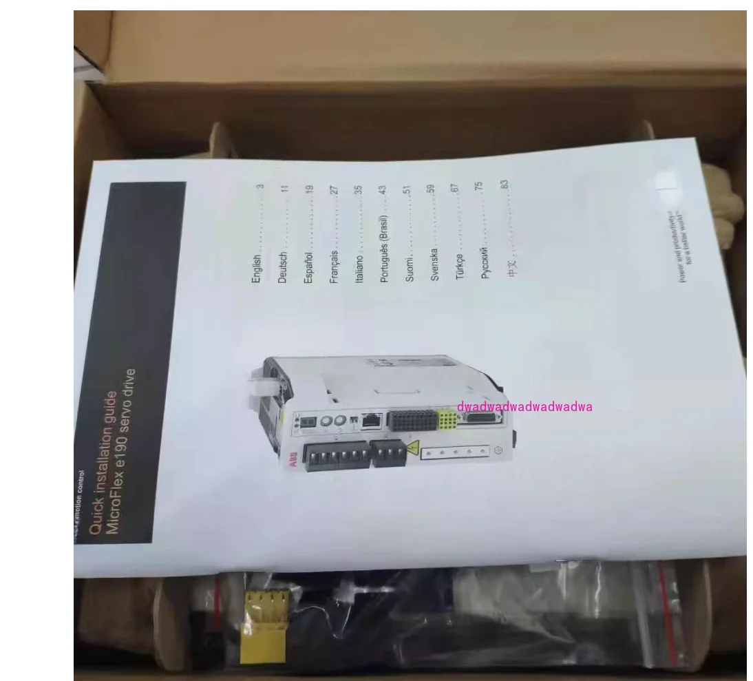 New MFE190-04UN-03A0-2 MicroFlex e190 Servo Drive Warranty 1 Year 
New MFE190-04UN-03A0-2 MicroFlex e190 Servo Drive Warranty 1 Year