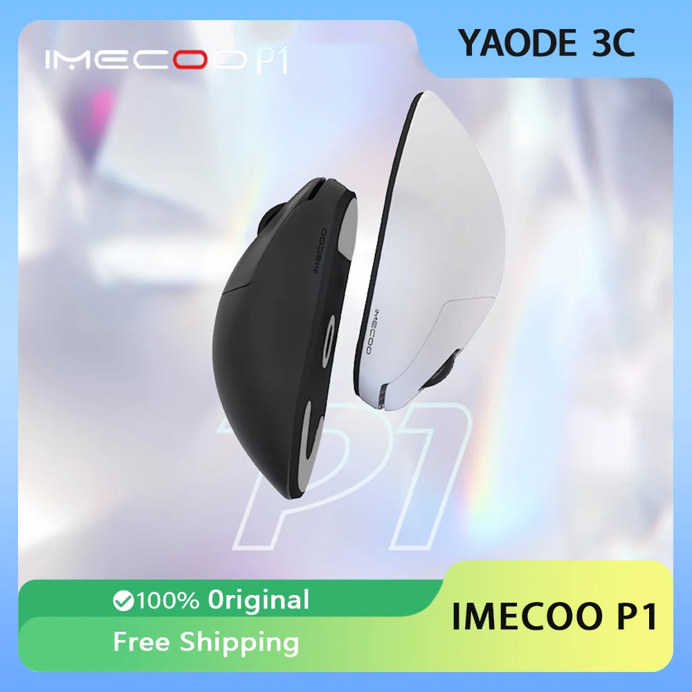 IMECOO P1 Gaming Mouse Wireless Dual Mode Ergonomic 8KHz Sensor Pixart3950 Lightweight E-sports Game Mouse PC Accessories
IMECOO P1 Gaming Mouse Wireless Dual Mode Ergonomic 8KHz Sensor Pixart3950 Lightweight E-sports Game Mouse PC Accessories