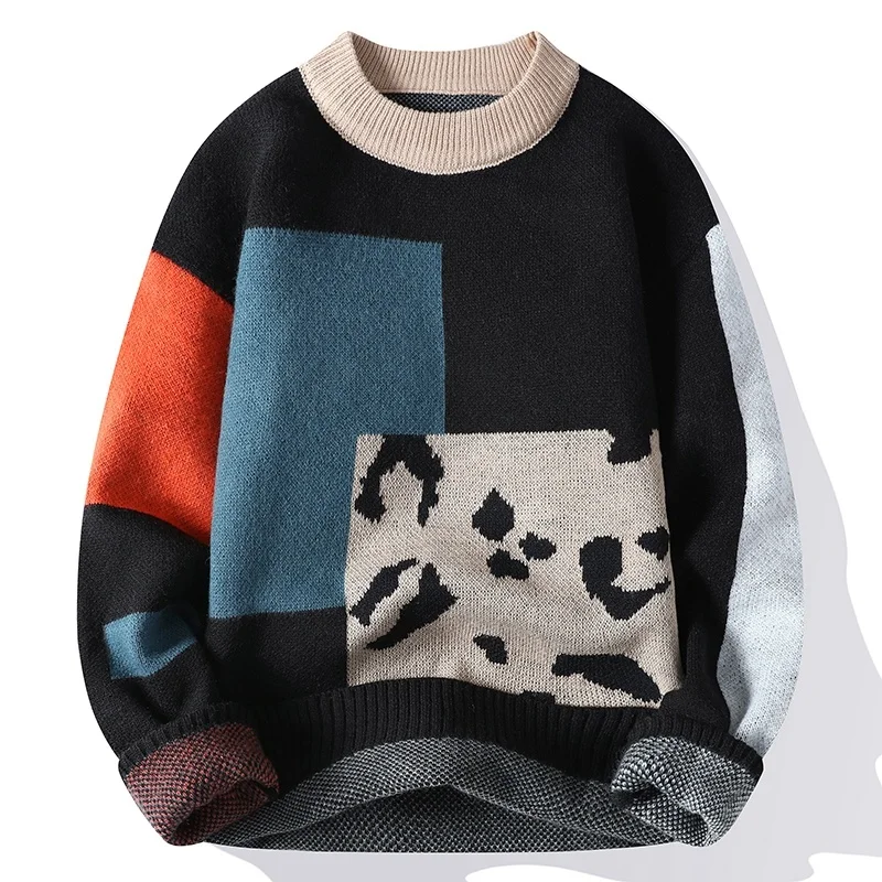 Patchwork New Korean Turtleneck Sweater Men Streetwear 2023 Fall Winter Mens Christmas Sweaters Top Quality Male Knit Pullovers
Patchwork New Korean Turtleneck Sweater Men Streetwear 2023 Fall Winter Mens Christmas Sweaters Top Quality Male Knit Pullovers