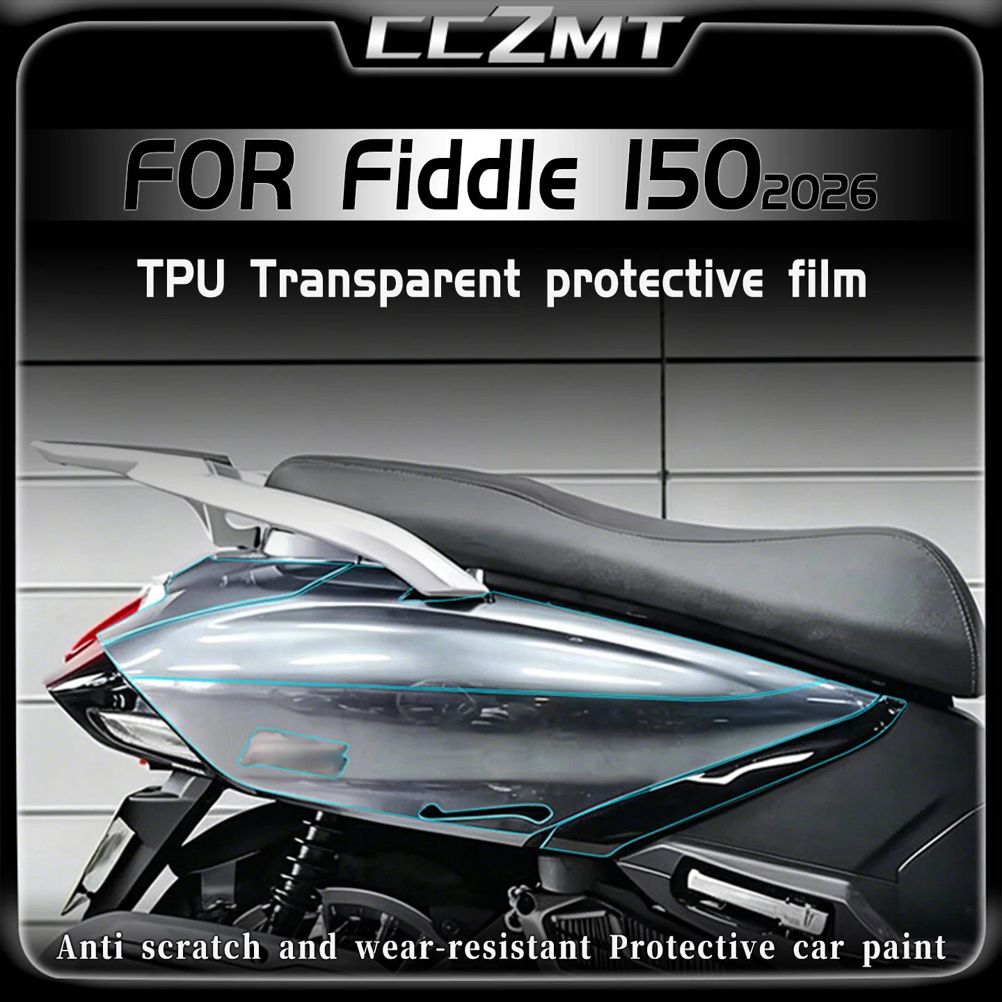 For SYM Fiddle 150 2026 Transparent invisible car cover film protective stickers on both sides of the car body accessories
For SYM Fiddle 150 2026 Transparent invisible car cover film protective stickers on both sides of the car body accessories